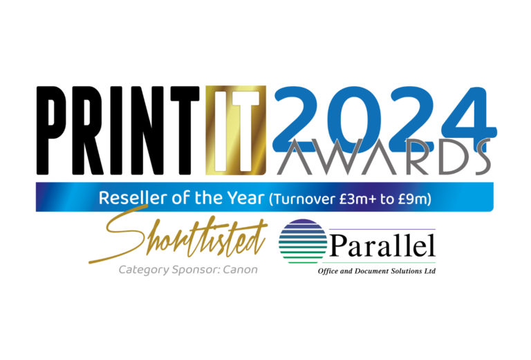 Parallel Office and Document Solutions Shortlisted for Print IT Reseller Awards 2024
