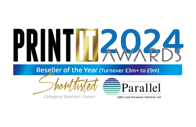 Parallel Office and Document Solutions Shortlisted for Print IT Reseller Awards 2024