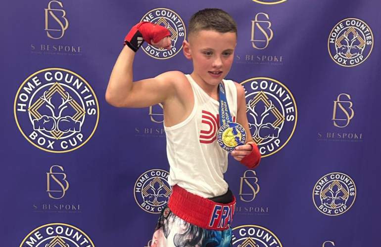 Junior Boxer Frank Baker